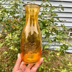 Vintage grape bottles